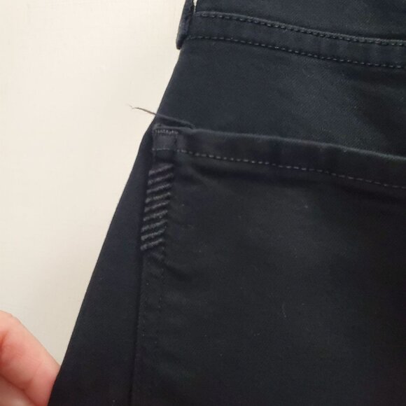 Paige Federal Slim Straight Men's Black Super Stretch Denim 5-Pocket Jeans Sz 29 - Picture 6 of 10